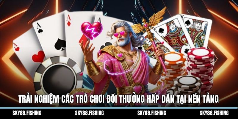Trải nghiệm các trò chơi đổi thưởng hấp dẫn tại nền tảng