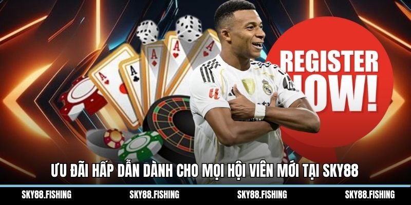 Ưu đãi hấp dẫn dành cho mọi hội viên mới tại Sky88
