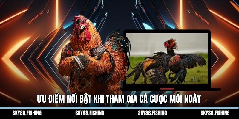 Ưu điểm nổi bật khi tham gia cá cược mỗi ngày